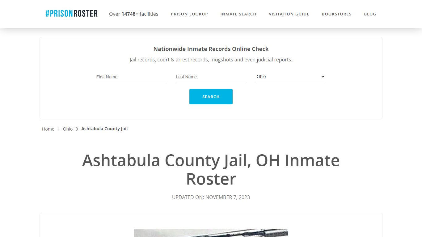Ashtabula County Jail, OH Inmate Roster - Prisonroster